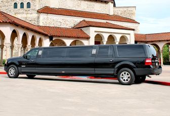 14 Passenger Suv Limo Black